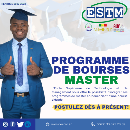 [PROGRAMME DE BOURSES MASTER] Postulez dès maintenant!