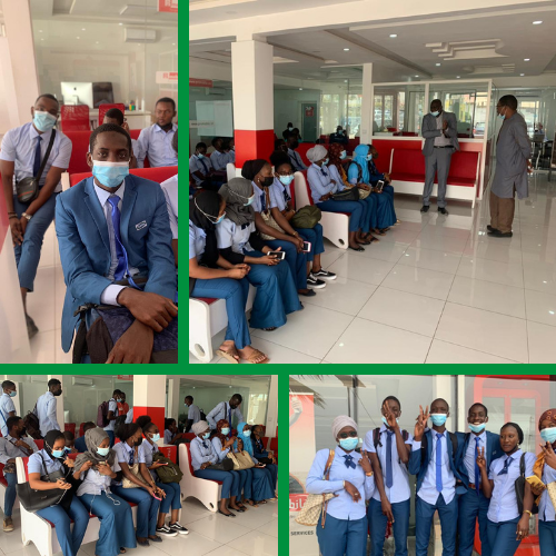 Les étudiants de la Licence 3 Télécommunication et réseaux en visite d'entreprise à Promobile Sénégal