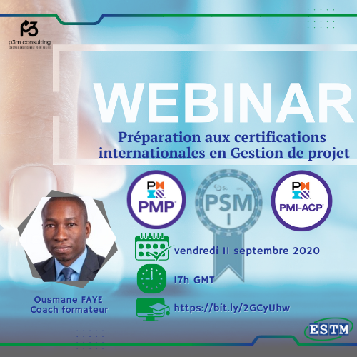 Webinaire: préparation aux certifications internationales en Gestion de projet