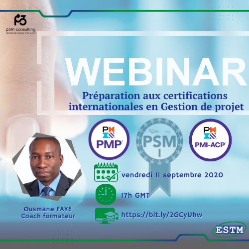 Webinaire: préparation aux certifications  internationales en Gestion de projet