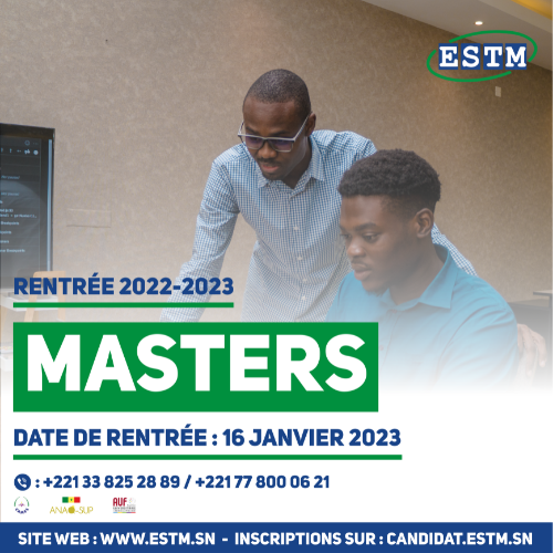 [Rentrée Masters 2022-2023]  Les inscriptions sont ouvertes.