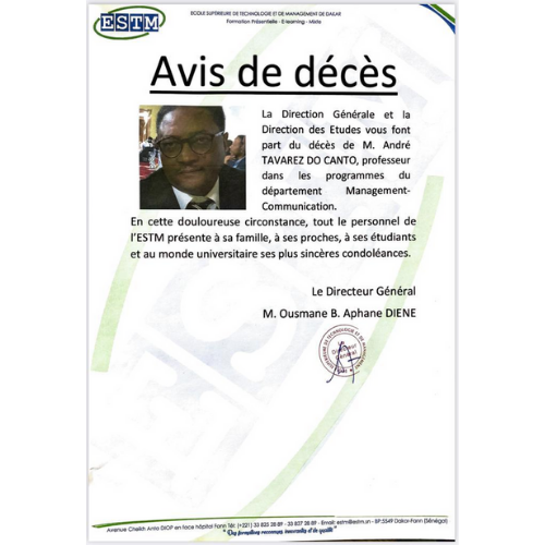 Avis de décès